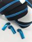 Preview: Metallisierter Reißverschluss 5mm Black Dark Blue